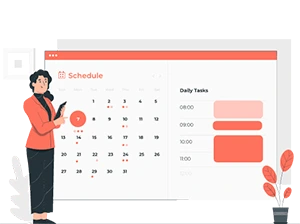 Moving planner illustration